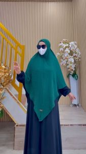 BISA COD Hijab Instan Dagu Non Pet Tali Kode AMDENE 3XL Bahan Kringkel Premium By Ory AjeZas Collect