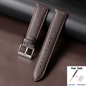18mm 20mm 21mm 22mm Retro Genuine Leather Strap Oil Wax Discoloration Cowhide Watchband Business Men Women Watch Straps Belts