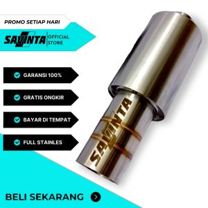 Knalpot Racing Mobil Savinta PLGv2 Monel Edition Suara Ngebas Empuk Bulat Adem Gahar Kering Size 33cm