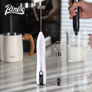 Bincoo Electric Handheld Milk Frother Coffee Whisk Baking Egg Beating Appliance Compact Portable Coffee Making Tool