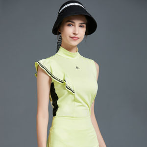 SWAN LOVE GOLF | Sun Protection Anti-peek Golf Sportswear Sleeveless Top Shorts 1 Set