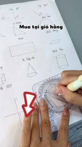 Thước Kẻ Đa Năng Hình Học Xoay 360 Độ CY-3306