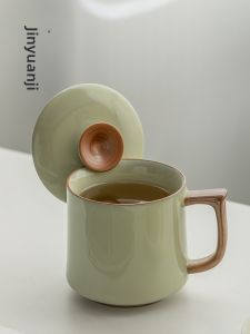 High-End Ceramic Tea Cup Official Kiln Personal Office Tea Brewing Cup Home Use Cup with Lid Mark Cup Dehua Origin Handmade