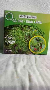 Trà túi lọc cà gai leo đinh lăng (hộp 40 gói) trà cà gai leo rễ đinh lăng thanh nhiệt mát gan giúp ngủ ngon cho người thiếu máu nóng trong