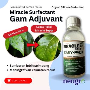 G-Planter Miracle Super 50ml & 150ml Gam Racun Pelekat / Surfactant Adjuvant / Penetration Agent 扩散剂