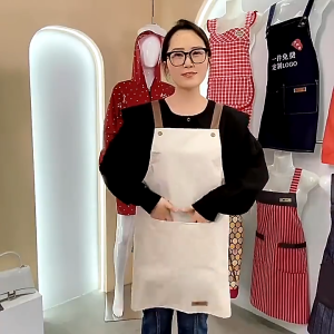 17 MILE Waterproof Apron Coffee Shop Barber Working Bib Kitchen Cooking Aprons BBQ Oil-proof Apron