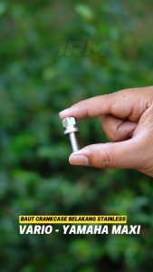 ARM BAUT CRANKCASE BELAKANG STAINLESS FULL CNC