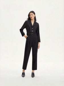 Vero Moda | Detachable Belt Womens Jumpsuit Slimming Business Casual 9/10-Length Trousers