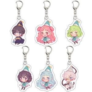5Cm Acrylic Keychain for Witch Hat Atelier Qifrey Coco Tetia Decoration Bag Pendant Exquisite Ornament Collection Fan Gift Toys
