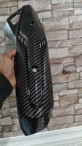 COVER KNALPOT VARIO 125 2013-2017 CARBON