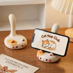 KAQIAO | Cute Healing Cat Phone Stand Decor