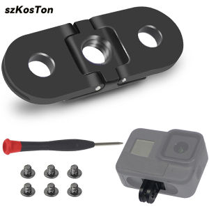 Metal Tripod Mount Adapter For GoPro Hero 13 12 11 10 9 Mount Base Action Camera 1/4 Hole Tripod Monopod Adapter Accessories