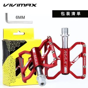 VIVIMAX Taiwan Ultra Light Aluminum Alloy Road and Mountain Bike Pedals Universal Cycling Pedals for Men and Women