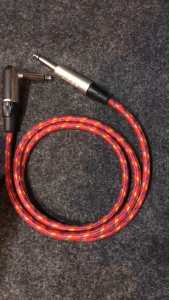 สายต่อกีต้าร์ สายต่อไมค์ลอย ทองแดงเเท้ เปลือกเชือกถัก / สินค้าภายในประเทศ