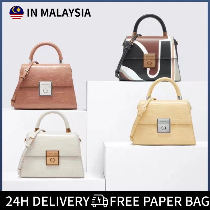 2022 NEW ARRIVAL Croc-Effect Structured Bag Trapeze Top Handle