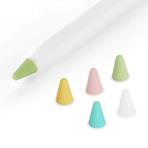 (6 ชิ้น) ดินสอซิลิโคนกันลื่นหัวปากกาป้องกันปลายปกสําหรับ Apple Pencil