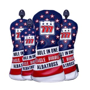 Golf Club Headcover Shaft Protective Practice Durable Golf Putter Head Cover PU Leather for Women Men Wrap Outdoor Sports