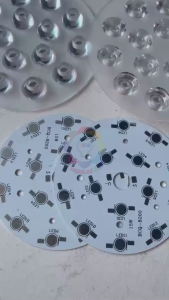 Mạch LED tròn 15 chip 90mm đế mạch 15 led nối tiếp sử dụng led luxeon mạch chuẩn dày tối ưu hóa điện năng và công suất
