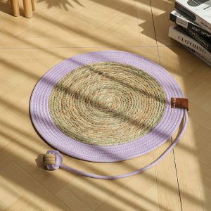 Summer Wicker Cat Scratching Pad Non-Slip Wear-Resistant Washable Sleeping Mat Four Seasons Universal No Shedding Pet Supplies