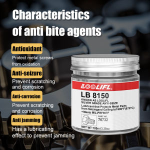 8150 Anti-Seize Lubricant Prevents Galling CorrosionSeizingRefined Blend AluminumCopper And Graphite LubricantsBrake grease