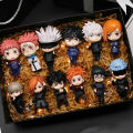6 pieces/set of Jui Pattaya Kaisen anime Gojo Satoru doll shaped plush toy with movable limbs Yuji Itadori Fushiguro Toys. 