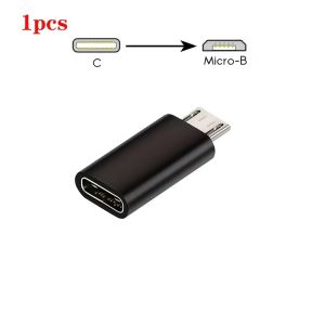 USB C Female to Micro USB Male Adapter (1/2/3/4/5/6-Pack) Micro USB Adaptor Micro USB to USB C Adapter Fast Charger Power Cabl