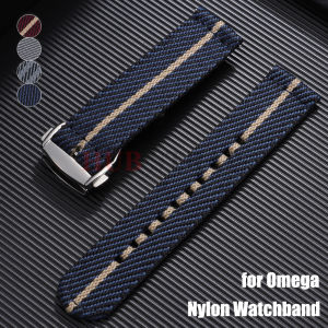 20mm Military Nylon Watch Strap for Omega Bracelet Quick Release Business Universal Men Women Sport Canvas Smart Watch Band