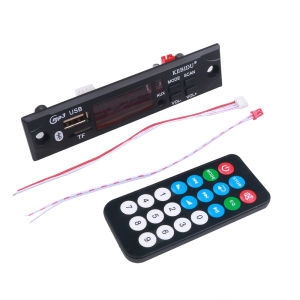 KEBIDU | Kebidu Wireless Bluetooth 9V 12V MP3 WMA Decoder Board MP3 Player Car Audio USB TF FM Radio Module with Remote Control For Car
