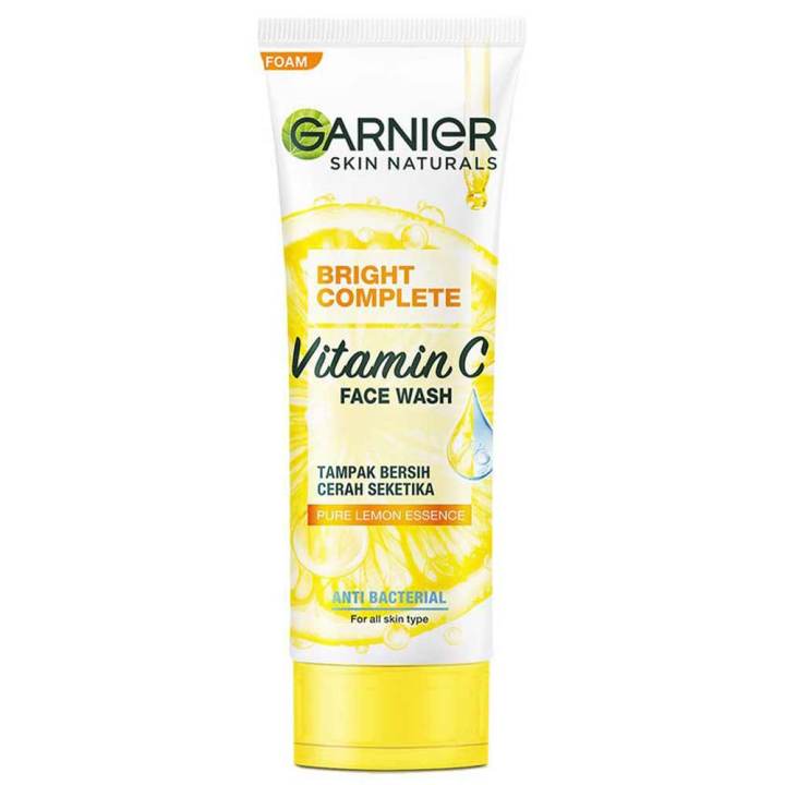 Garnier facial wash 100ml / garnier lemon facial wash Lazada Indonesia