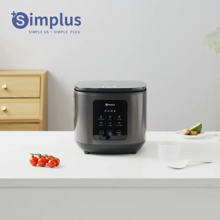 Simplus 4L Rice Cooker丨Low Sugar Low Carbon丨6 Preset Programs丨24H ...