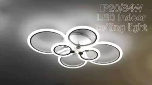 Đèn ốp trần trang trí 3 chế độ sáng đèn mâm ốp trần trang trí phòng khách phòng ngủ phòng bếp kiểu dáng hiện đại - Bảo hành 2 năm