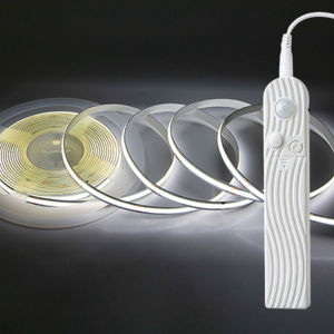 Đèn LED Dải COB 5V Tích Hợp Cảm Biến Chuyển Động Chế Độ Kép Đèn Ngủ Điều Chỉnh Được Đèn Cảm Ứng Thông Minh Dùng Cho Phòng Tắm Phòng Ngủ Đầu Giường Trang Trí Nhà Cửa 9 Màu Sắc