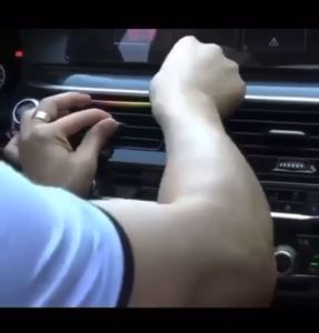 READY STOCK Car Interior Aircond Strip {10 PCS} Colors Chrome Stylish Design Decorative Line