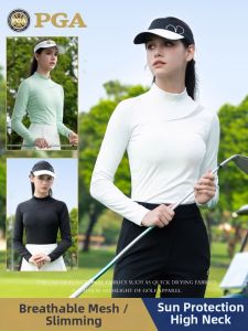PGM | Áo Lót Golf Nữ Cổ Cao Tay Dài Lưới Chống UV