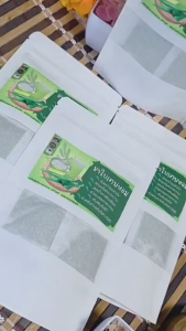 ชาใบเตยหอม ใบเตยหอมแท้ 100% กลิ่นหอม 12 ซอง สินค้าดี OTOP