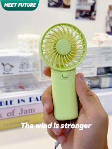 Portable Mini Fan for Student Strong Wind School Child Small Fan Electric Fan Hand Fan Cute Kids Battery Cooler Durable Handheld Fan Upgraded