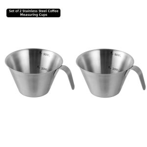 Stainless Steel Long Handle Espresso Measuring Cup