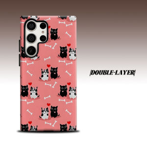 Puppy Love For Samsung Galaxy S26 S25 S24 A56 A36 Dual Layer Luxury Fashion Full Lens Protective Case