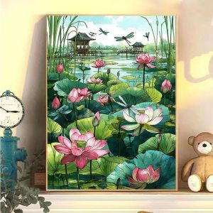 KAYOU | Acrylic Paint By Numbers Hechi Koi Painting By Numbers on Canvas Coloring By Number for Adults Paint Digital Art
