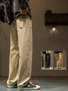 Warrior | Vintage Casual Loose Fit Straight Leg Workwear Pants