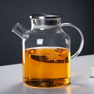 High Temperature Resistant Tea Pitcher Glass Teapot