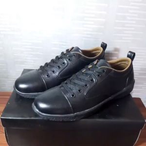 FRATELLO BLACK |MNM x RAN| Sepatu Sneakers Pria Formal Shoes SOL JAHIT