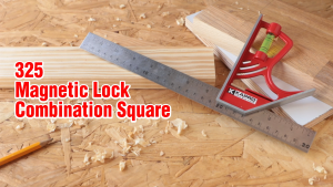 KAPRO 325M Magnetic Lock Combination Square Milled Side with Stainless Steel Scribe CM Inches Marks