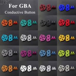JCD High Quality for GBA Rubber Conductive Buttons for Gameboy Advance Silicone A-B D-pad Start Select Keypad Pads Replacement