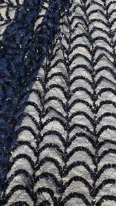 Luxury Beads Mesh Lace Fabrics SKY BLUE Lace Nigerian African Tulle 2026 French Tulle Beaded Net Lace for Women Evening Dress