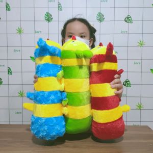 GỐI ÔM CON SÂU XANH 40CM CHO BÉ SƠ SINH GỐI ÔM SÂU LÔNG NHIỀU MÀU LÔNG MỀM
