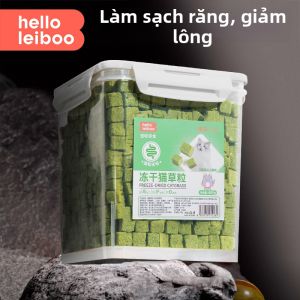 HELLOLEIBOO | Thức Ăn Cho Mèo Ngăn Ngừa búi Lông và Làm Sạch Răng