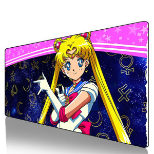 Bandai | Cool E-sports Mouse Pad S-Sailor Moon Smooth Flexible Rubber Gamer PC Computer Keyboard For CSGO Kawaii rug Mosuepad