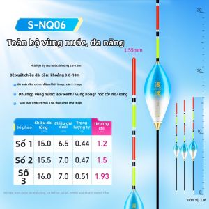 XIAOFENGXIAN | Phao Cá Cược Độ Nhạy Cao Sáng Nhỏ Ngắn