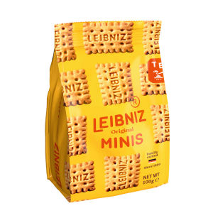 Bahlsen Leibniz Mini Biscuits 100g/Multitaste Snack Leisure Hunger Relief Imported Thin Crispy Cookies from Germany